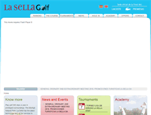 Tablet Screenshot of lasellagolf.com